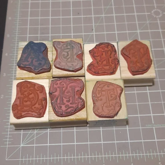 E Monogram Letter Stamp - Picture 2 of 2